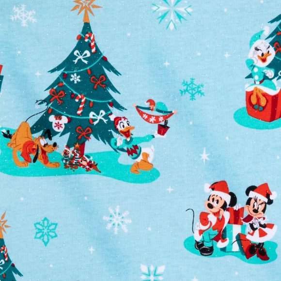 DISNEYLAND Santa Mickey Mouse & Friends Holiday CHRISTMAS Spirit Jersey XXL 2X - Picture 4 of 8